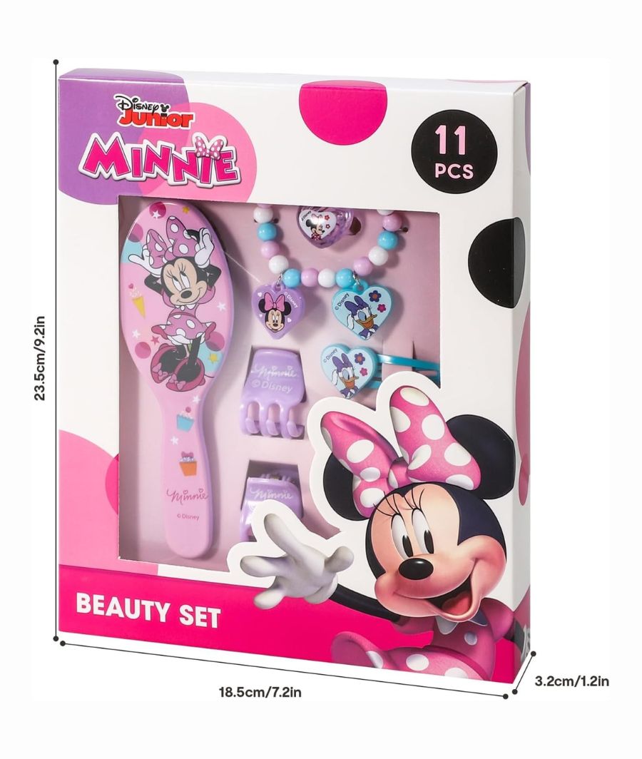 Minnie Mouse Hair & Jewellery Beauty Set for Girls – 11-Piece – Image 3