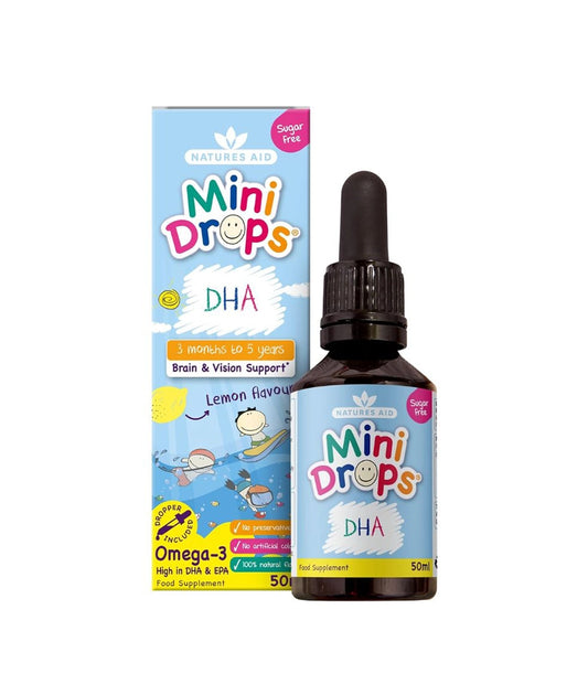 NATURES AID Childrens Dha Drops, 50 ML