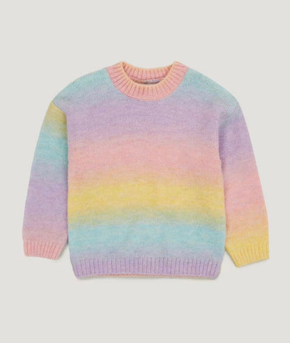 Kids Multicoloured Ombre Jumper