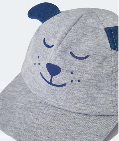 Unisex Grey Dog Cap (0-6 months) – Image 2
