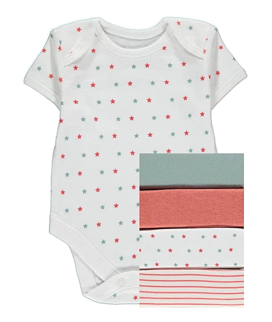Short Sleeve Bodysuits 5 Pack