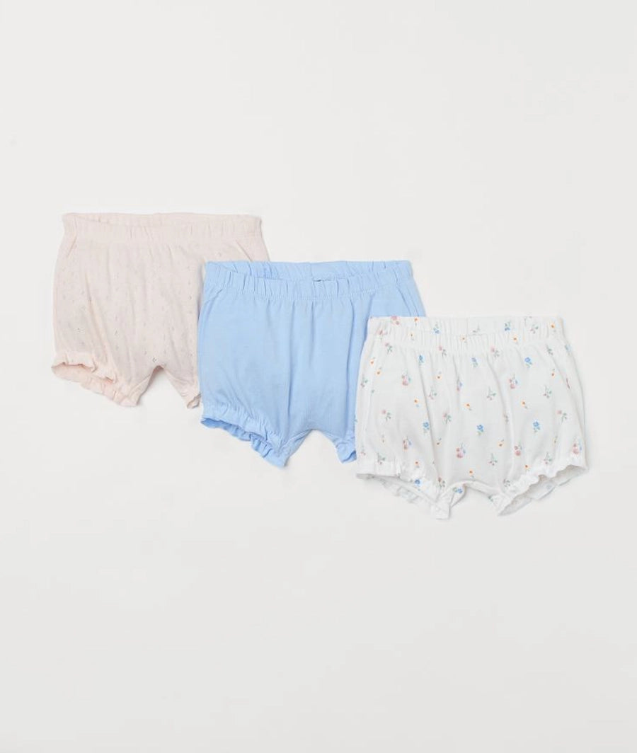 3-pack jersey shorts