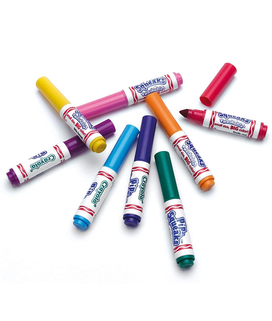 CRAYOLA Pip-Squeaks Mini Washable Felt Tip Colouring Pens, Pack of 14 – Image 2