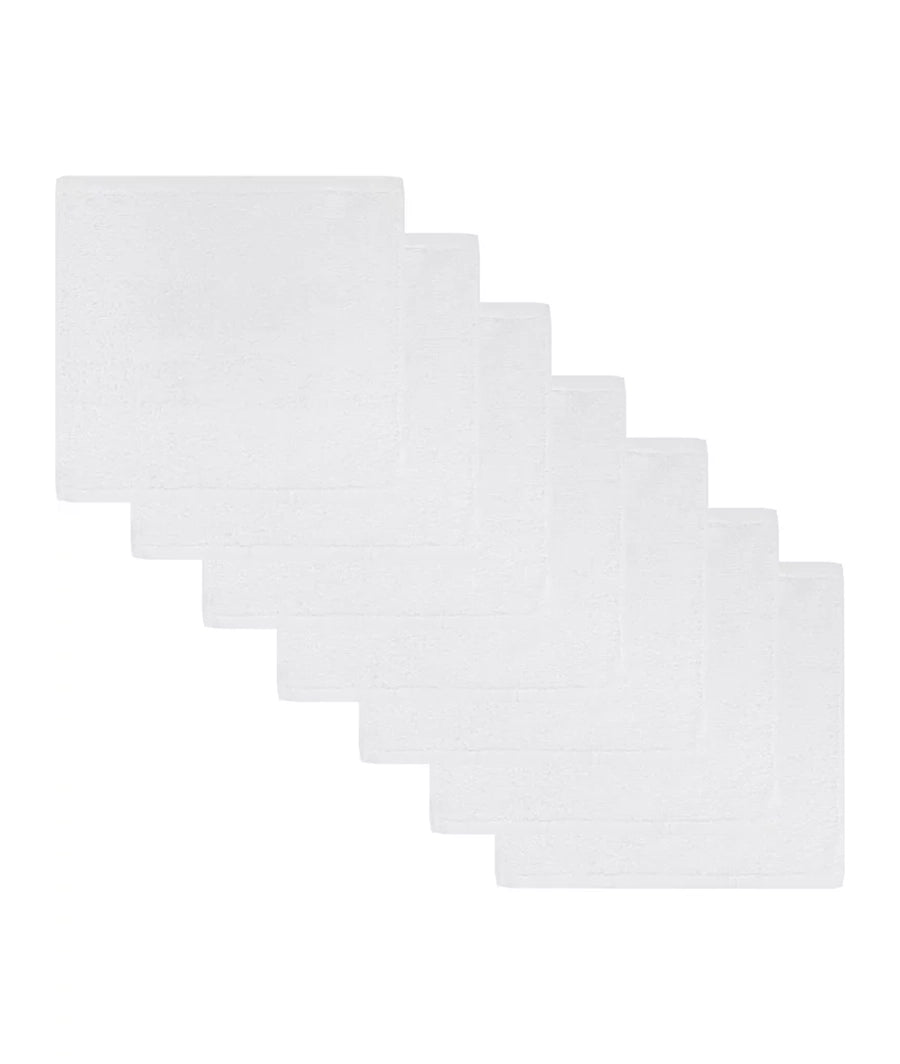 White Face Cloths - Set of 7 – Image 2
