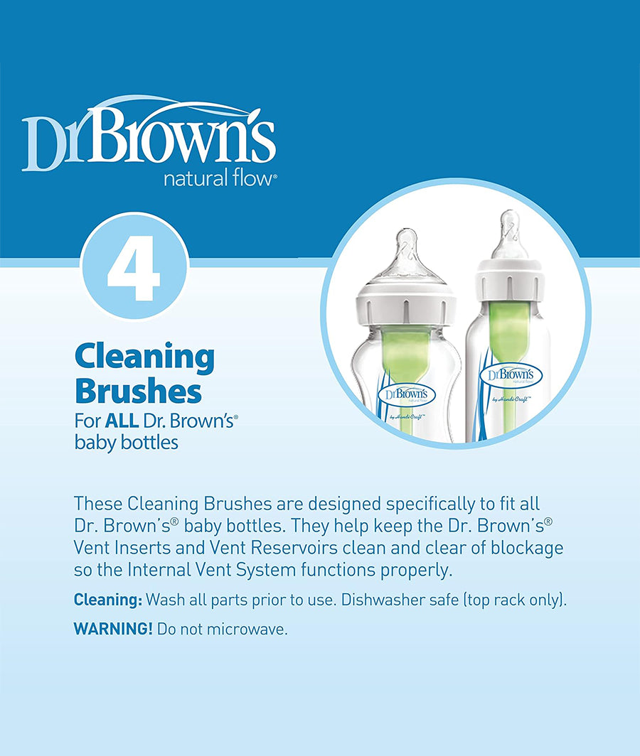 Dr. Brown's options Vent System Cleaning Bristle Brush ,4-Pack – Image 3