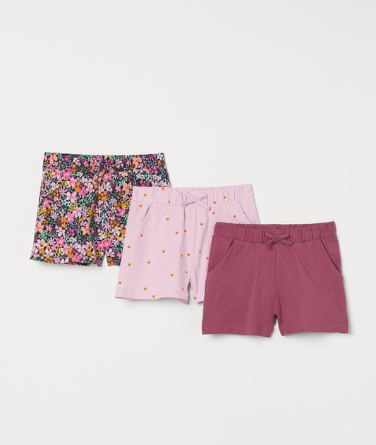 3-pack jersey shorts