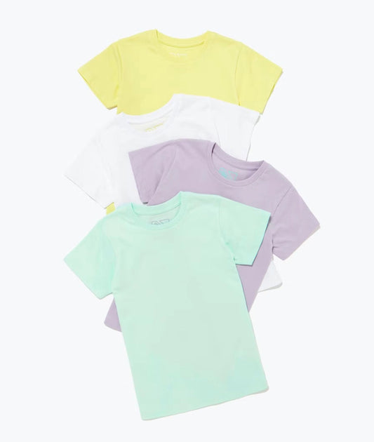 Boys 4 Pack Pastel T-Shirts