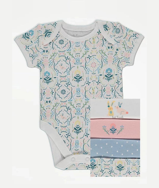 Patterned Bodysuits 5 pack