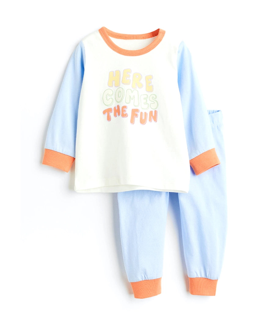 Printed cotton pyjamas