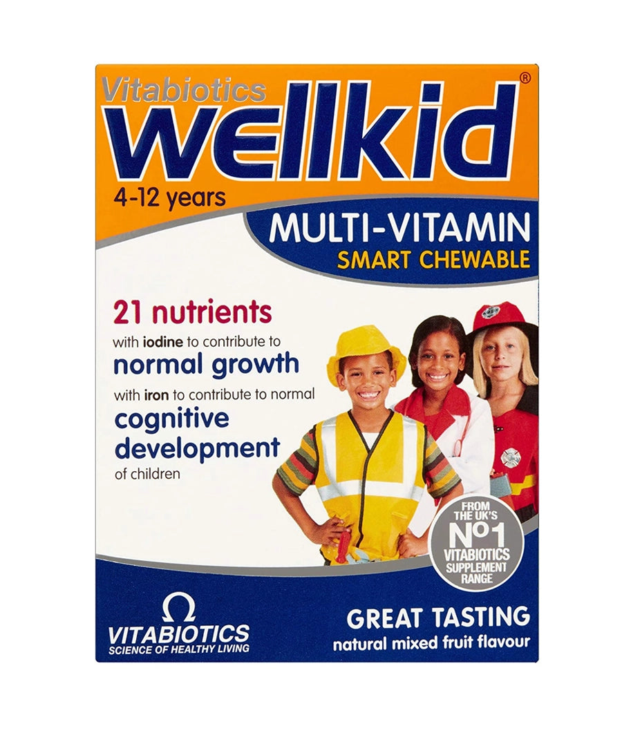 Vitabiotics Wellkid Multi-Vitamin Smart Chewable - 30 Tablets