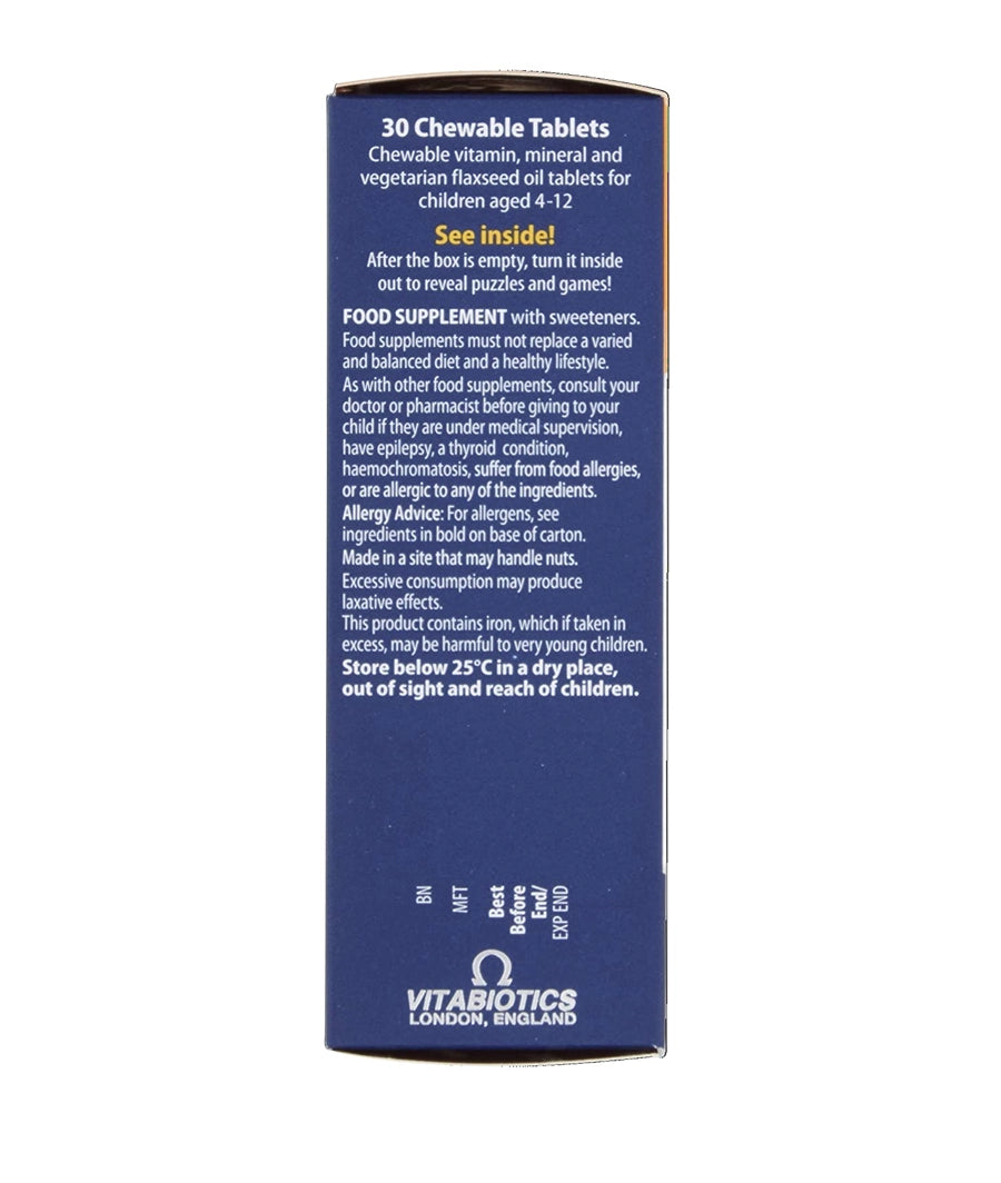 Vitabiotics Wellkid Multi-Vitamin Smart Chewable - 30 Tablets – Image 4