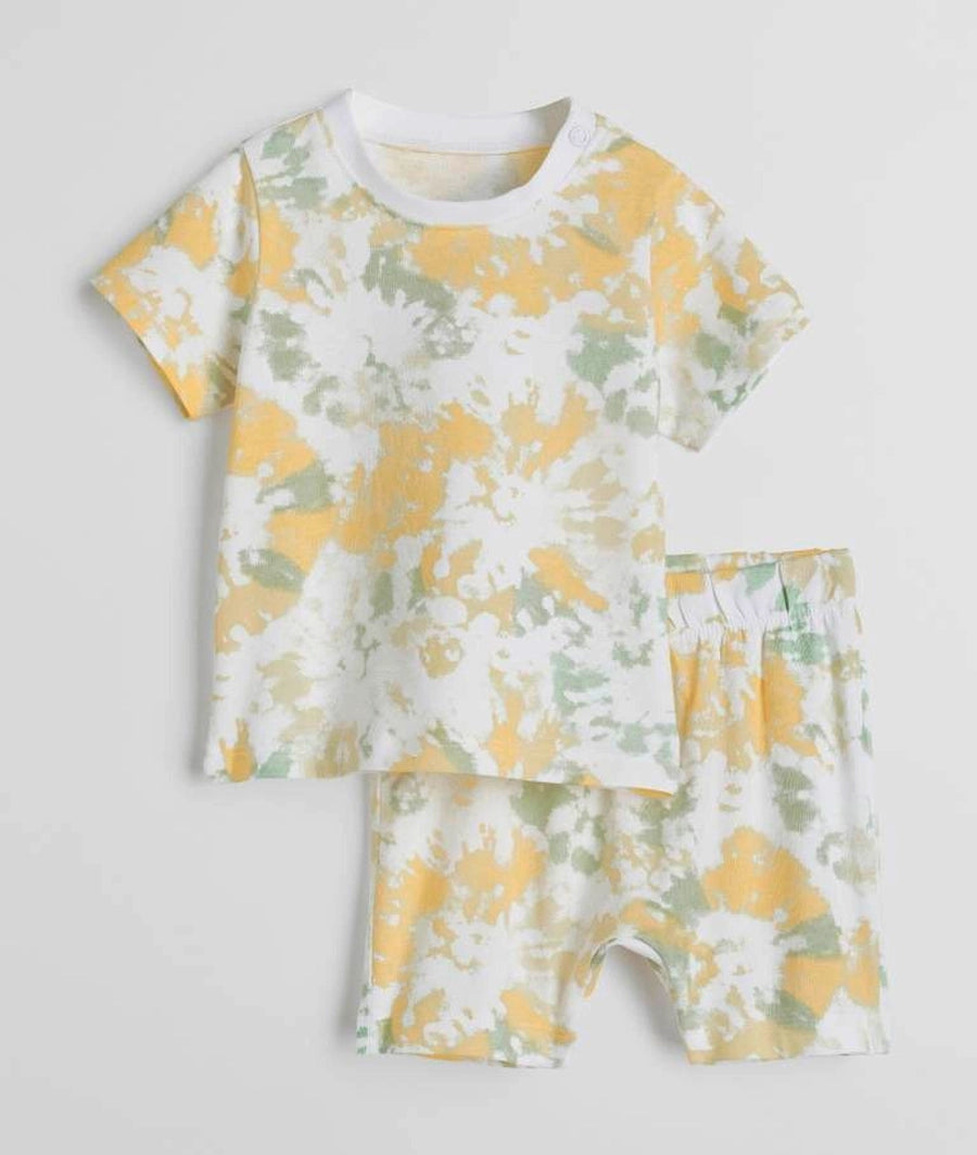 Tie-dye-patterned Pajamas