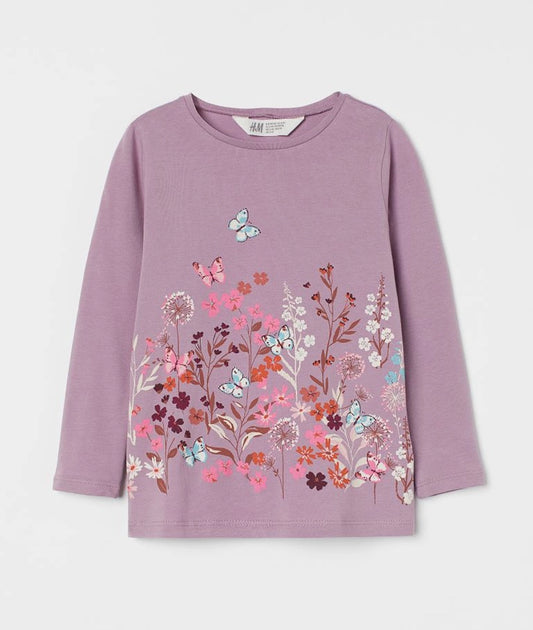 Printed jersey top – Image 2