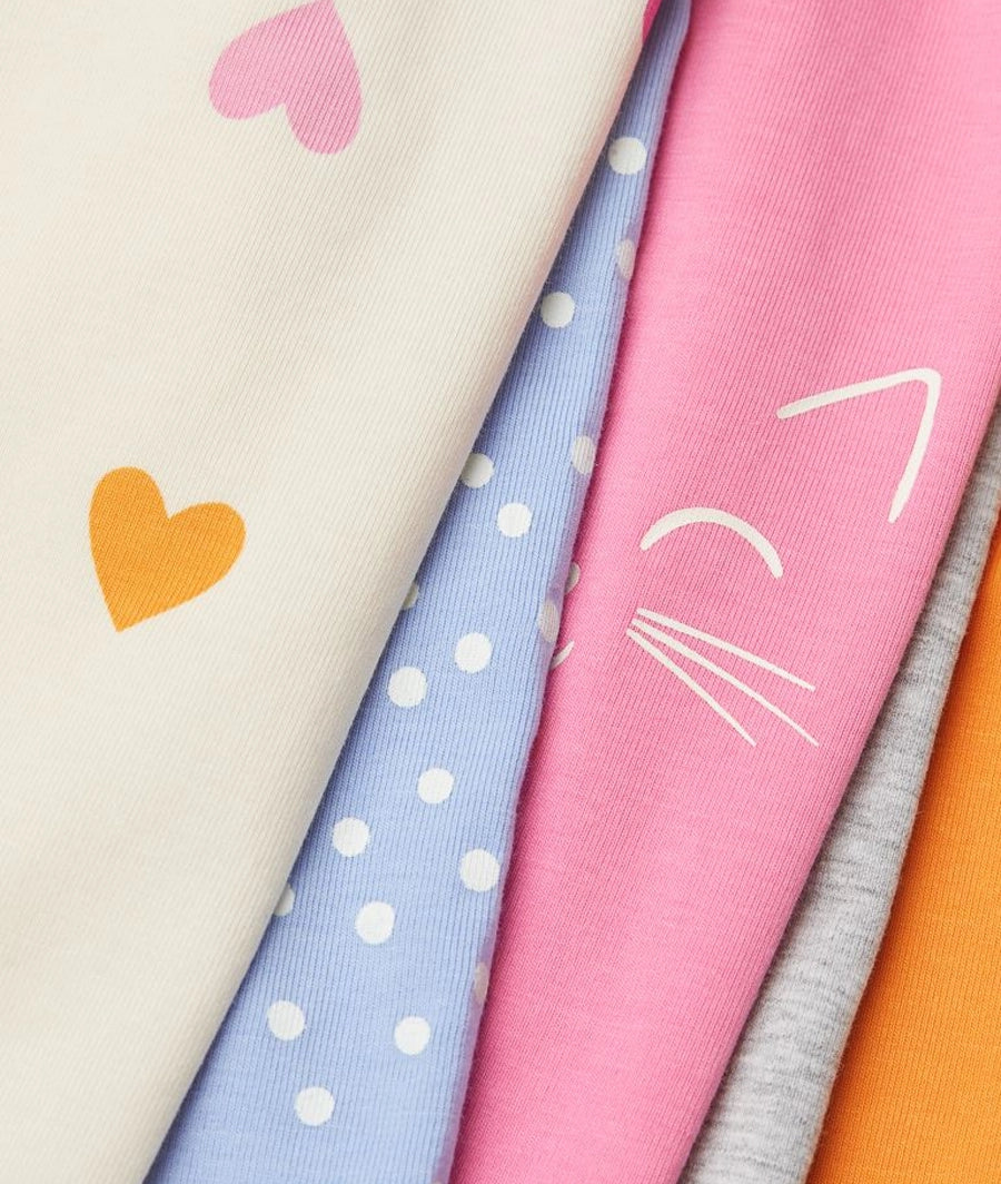5-pack cotton leggings – Image 2