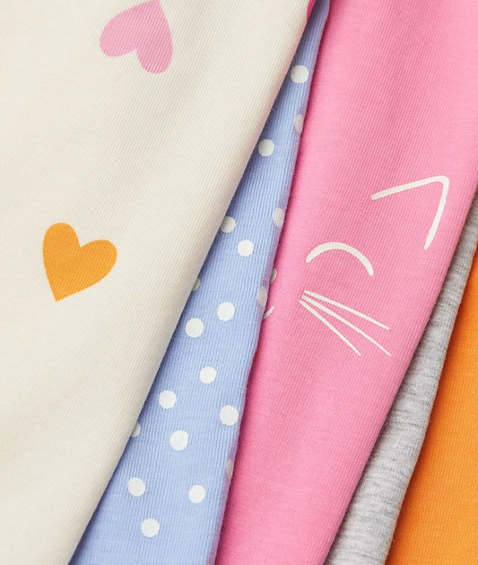 5-pack cotton leggings – Image 2