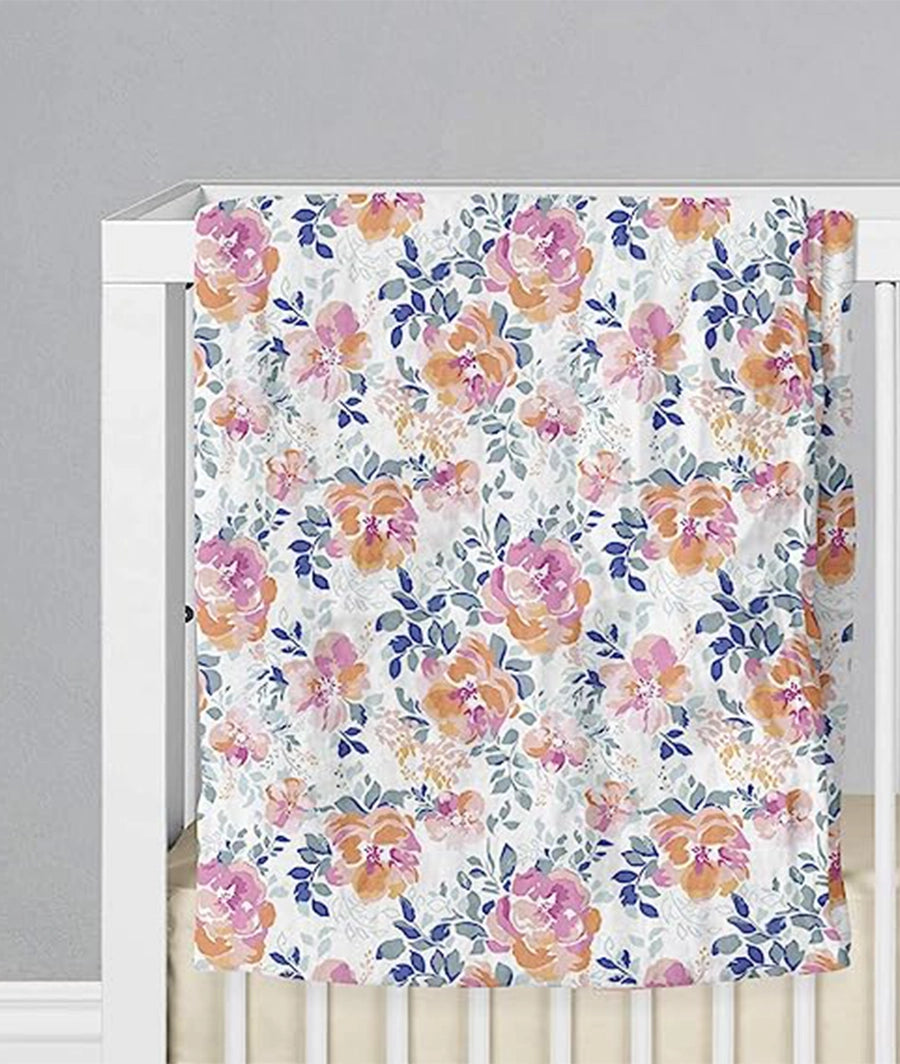 Aenne Baby, Muslin Swaddle Blanket for Girls Large 47"x 47", 1 Pack – Image 2