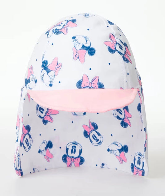 Unisex White Disney Minnie Mouse Keppi Sun Hat