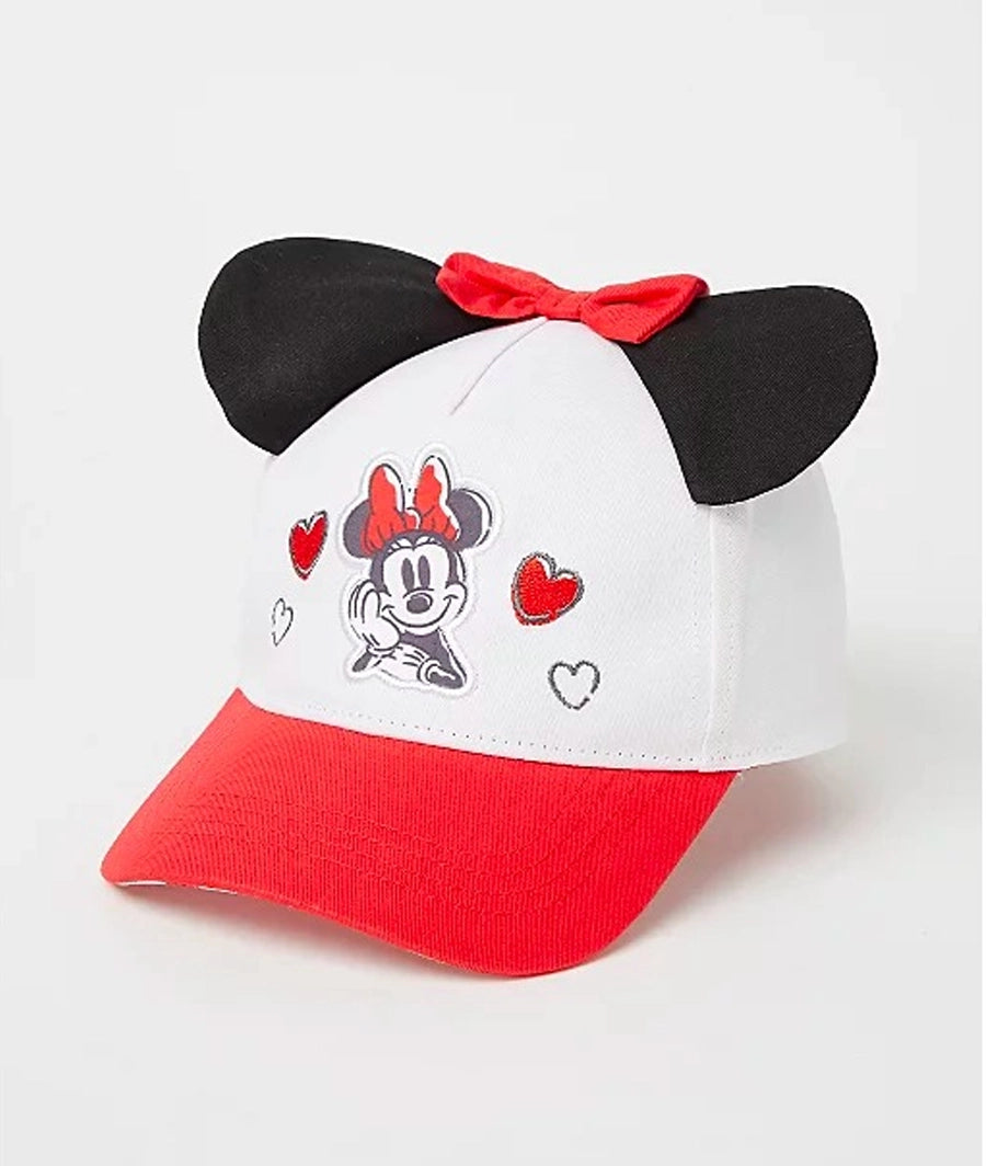 Disney Minnie Mouse Heart Cap, 4-8 Y
