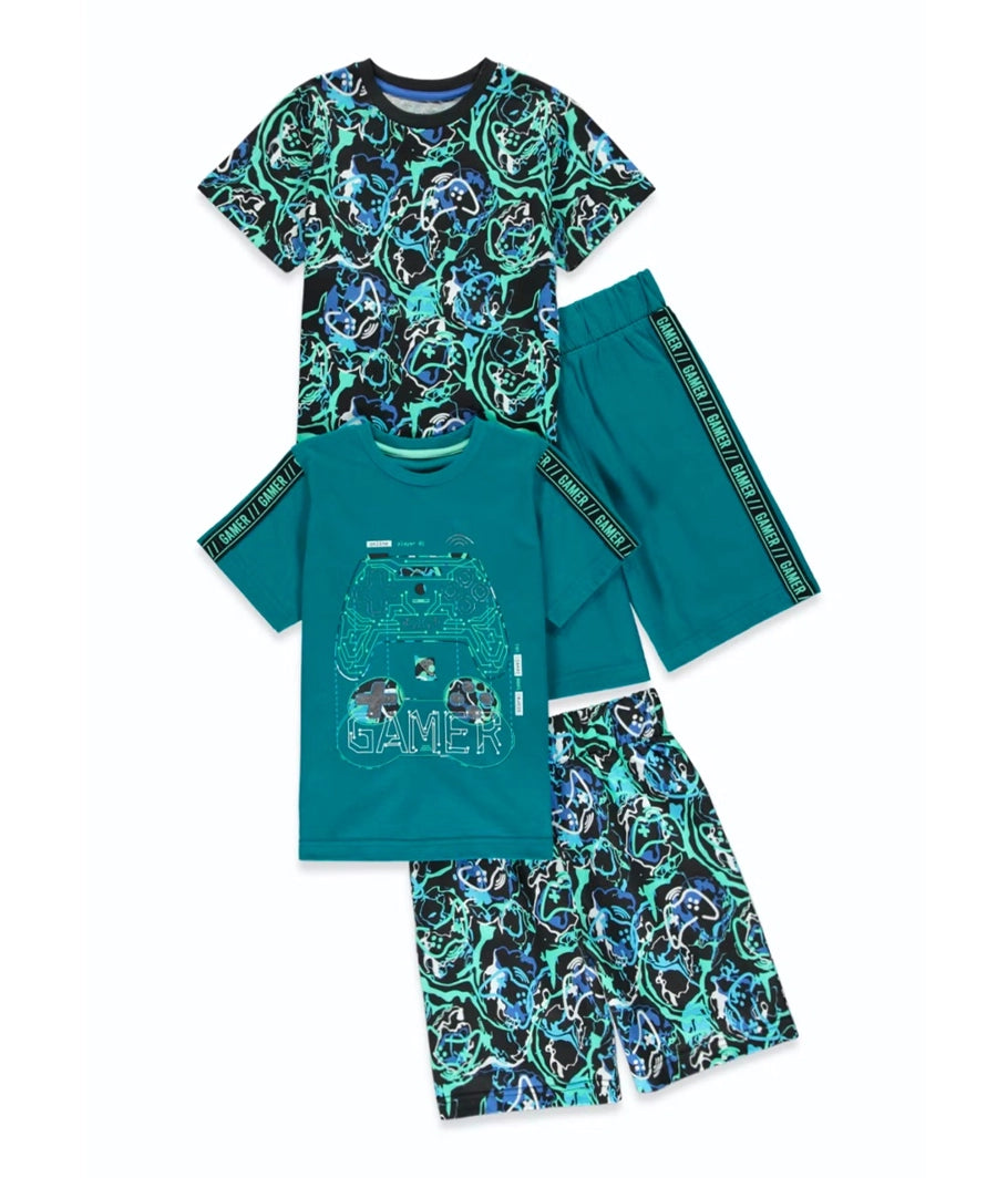2 Pack Game Short Pyjama Sets