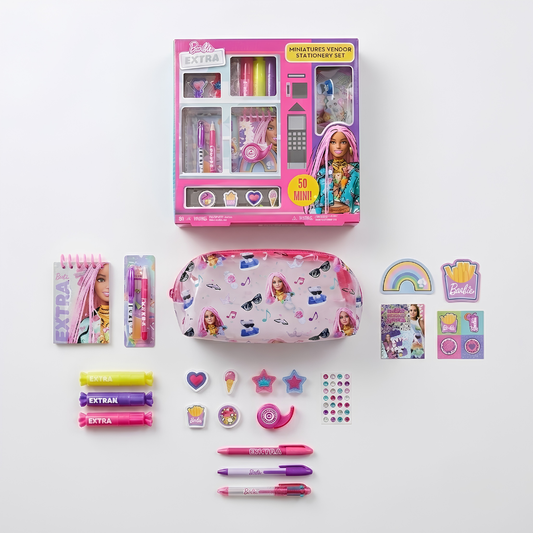 Barbie Miniatures Vending Stationery Set