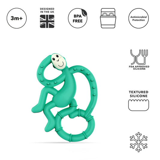 Matchstick Monkey Mini Monkey Teether green