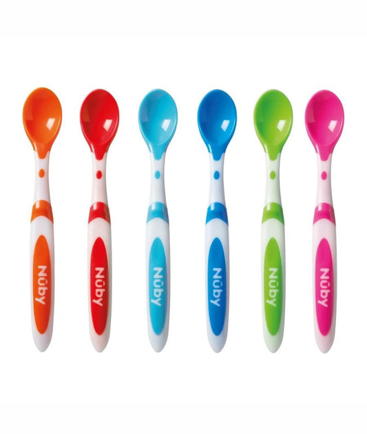 Nuby Muncheez Weaning Spoons, Pack of 6