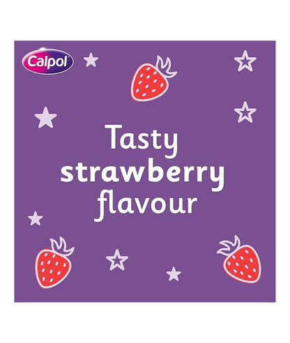 Calpol Sugar Free Infant Suspension Medication, Strawberry Flavour, 100 ML – Image 2