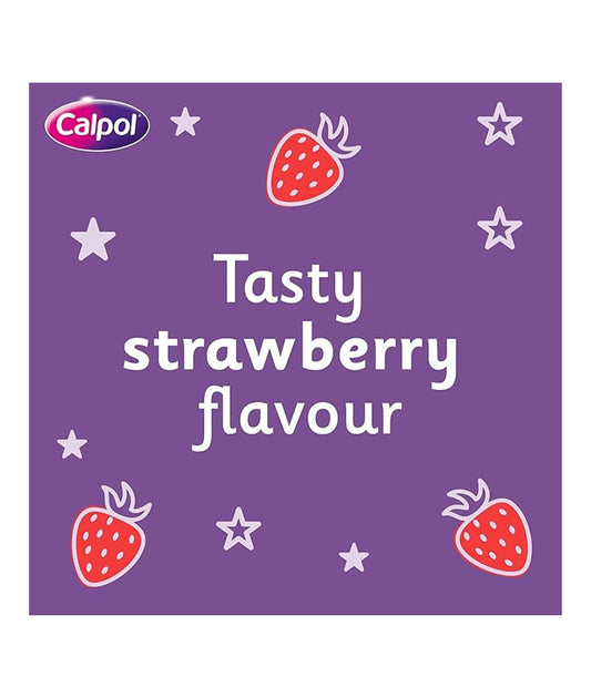 Calpol Sugar Free Infant Suspension Medication, Strawberry Flavour, 100 ML – Image 2