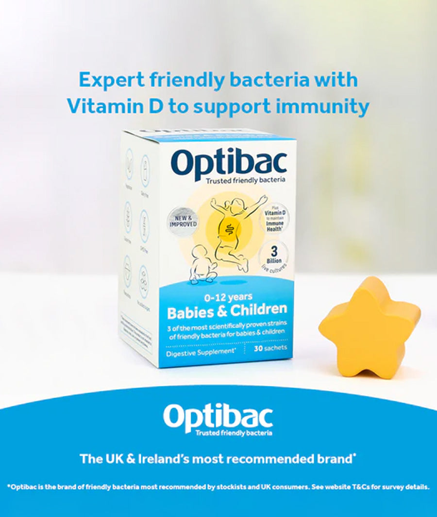 OptiBac For Babies &amp; Children 10 Sachets – Image 2