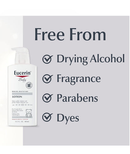 Eucerin Baby Body Lotion 13.5 Fl Oz Bottle/ 400 ml – Image 3