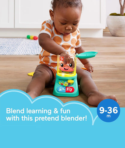 Fisher-Price Laugh &amp; Learn Baby &amp; Toddler Toy Counting &amp; Colors Smoothie Maker Pretend Blender with Music &amp; Lights for Ages 9+ Months – Image 3