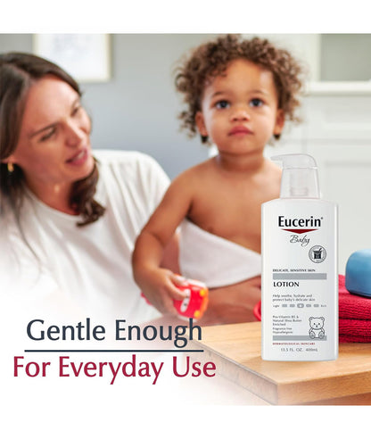 Eucerin Baby Body Lotion 13.5 Fl Oz Bottle/ 400 ml – Image 4