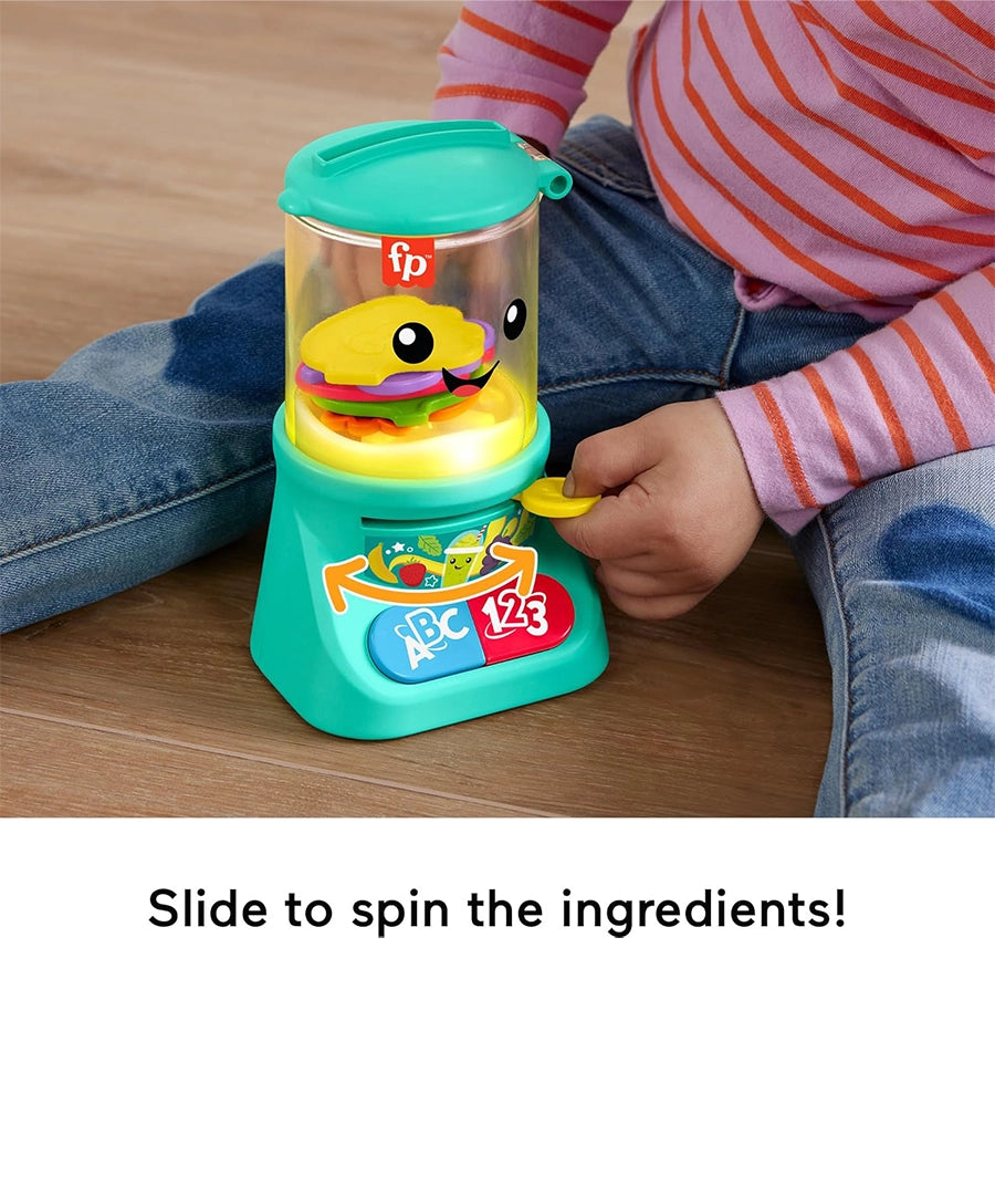 Fisher-Price Laugh &amp; Learn Baby &amp; Toddler Toy Counting &amp; Colors Smoothie Maker Pretend Blender with Music &amp; Lights for Ages 9+ Months – Image 4