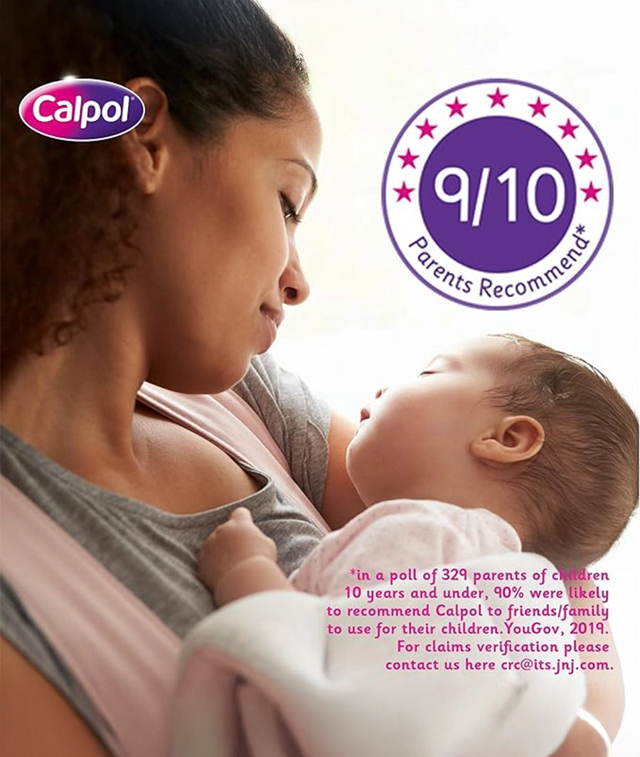 Calpol Sugar Free Infant Suspension Medication, Strawberry Flavour, 100 ML – Image 4