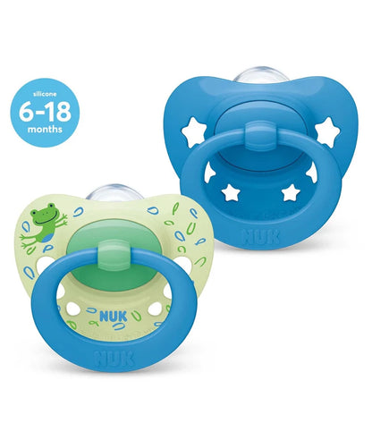 NUK Signature Silicone Soother 2 Pack 6-18 month
