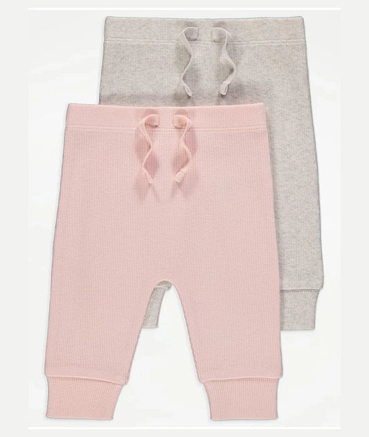 Ribbed Joggers 2 Pack
