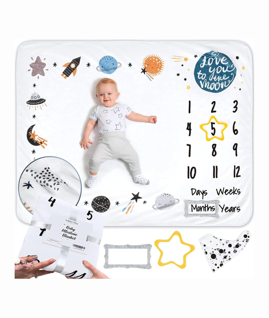 Baby Milestone Blanket 60"x40