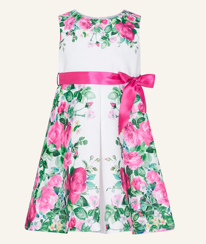 Baby willa floral print dress ivory
