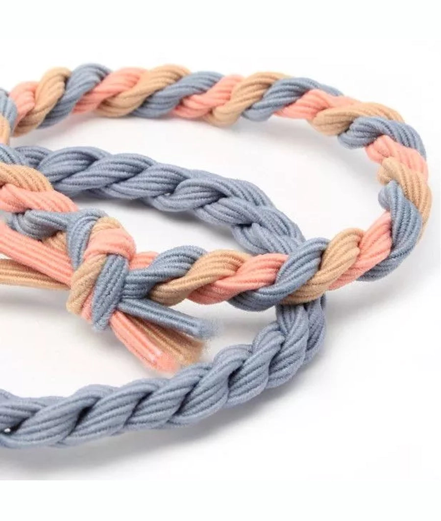 Braided elastics - Assorted (1 style, 4 elastics) – Image 2