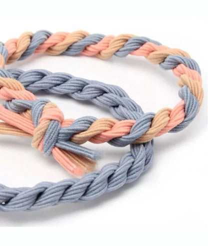 Braided elastics - Assorted (1 style, 4 elastics) – Image 2