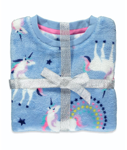 Unisex Unicorn Fleece Pyjama Set – Image 2