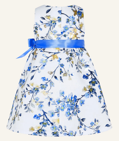 Baby floral print scuba dress multi – Image 3