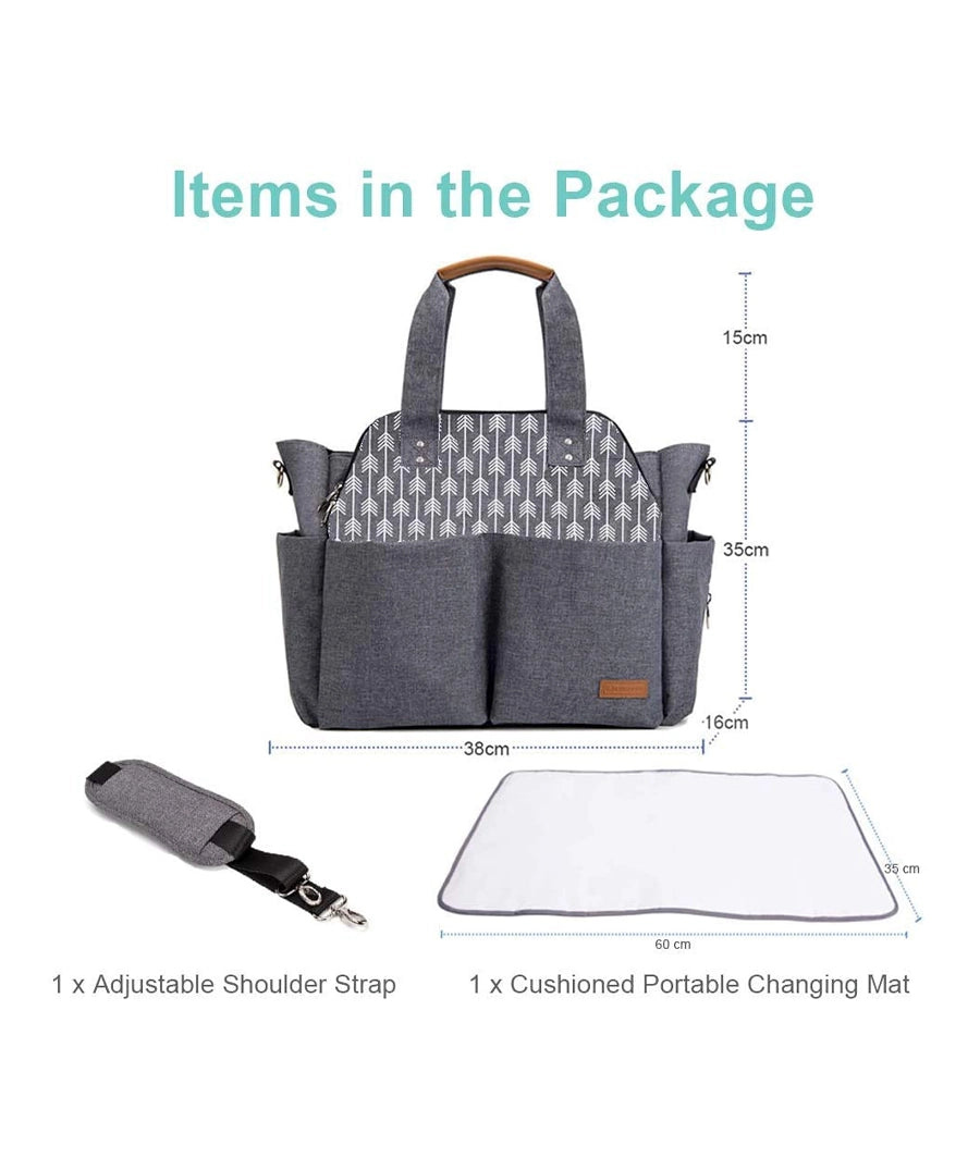 Lekebaby Baby Nappy Changing Bag – Image 3