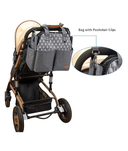 Lekebaby Baby Nappy Changing Bag – Image 5