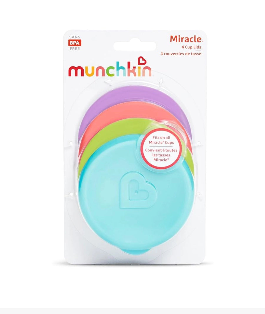 Munchkin Miracle Cup Lids 4 Pack