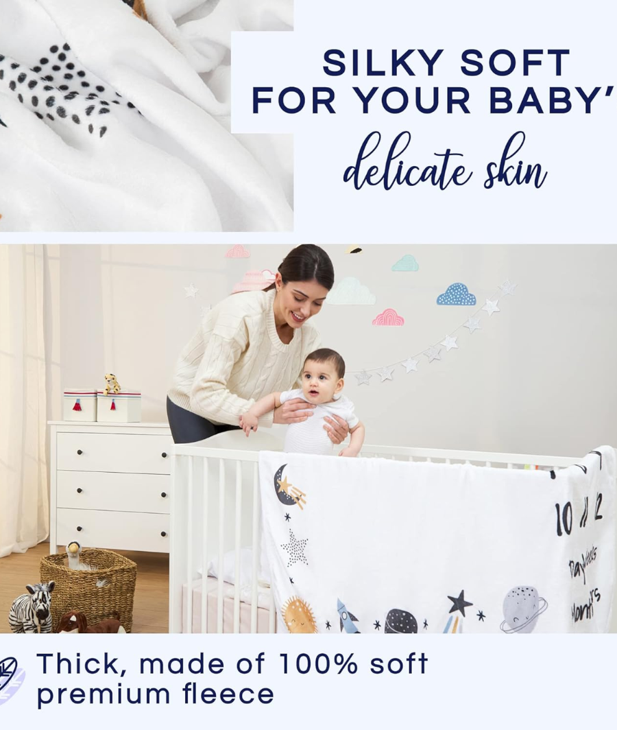 Baby Milestone Blanket 60"x40 – Image 5