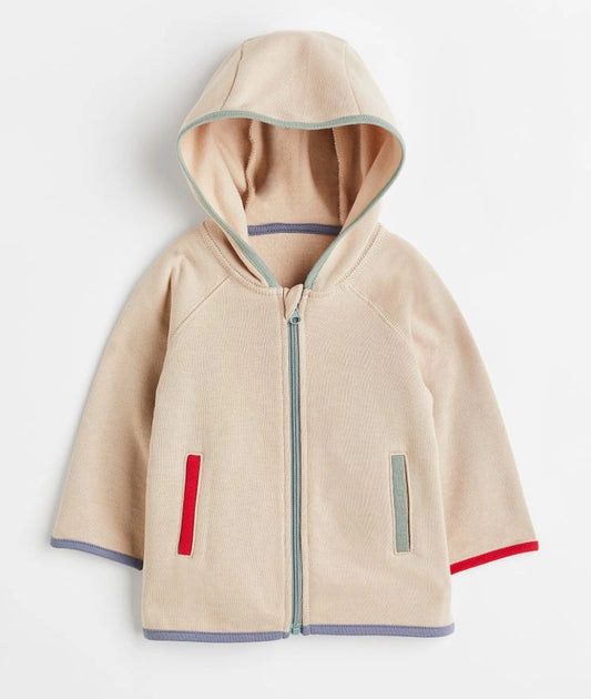 Zip-through hoodie