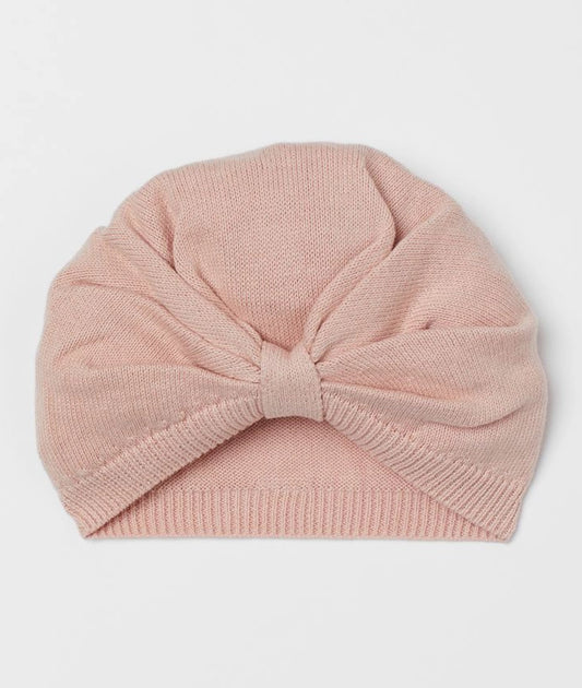 Knitted cotton turban