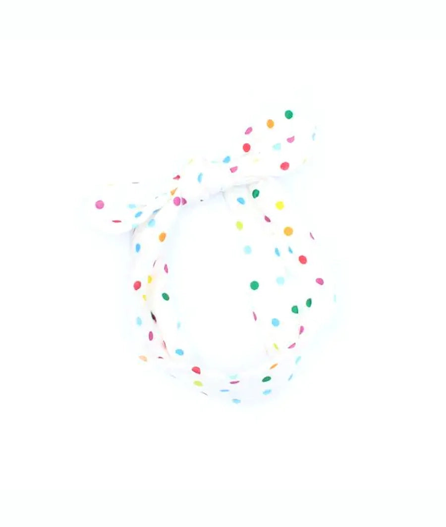 Soft polka dot fabric bandeau – Image 2