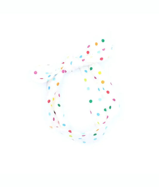 Soft polka dot fabric bandeau – Image 2